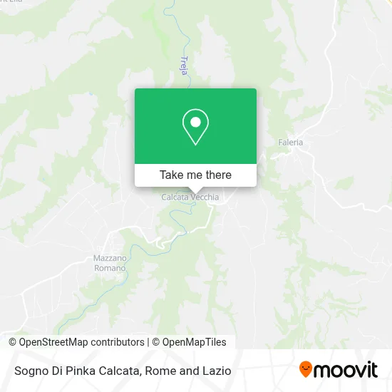 Sogno Di Pinka Calcata map
