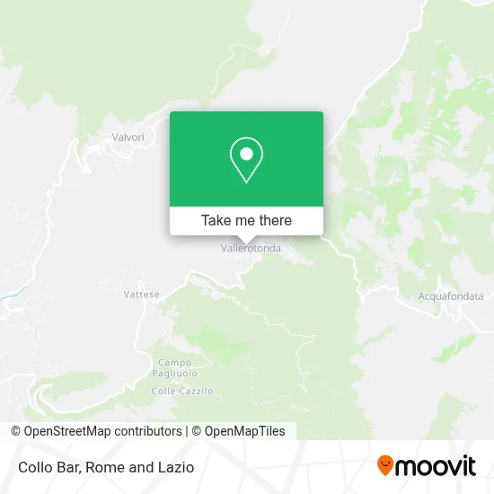 Collo Bar map