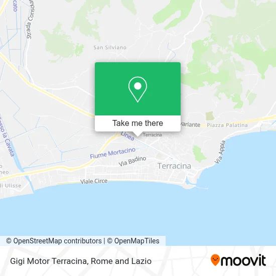 Gigi Motor Terracina map