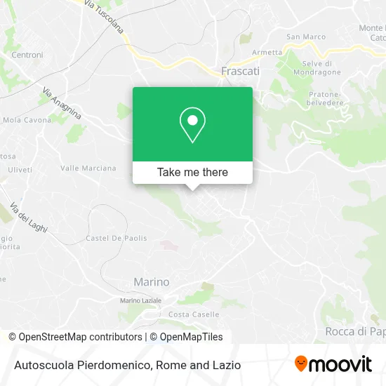 Autoscuola Pierdomenico map