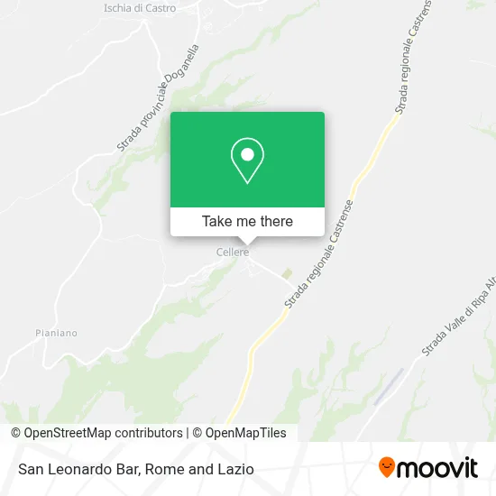 San Leonardo Bar map