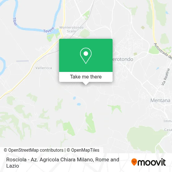 Rosciola - Az. Agricola Chiara Milano map