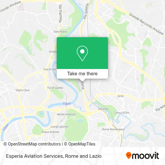 Esperia Aviation Services map