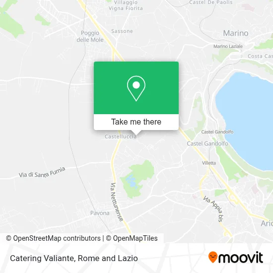 Catering Valiante map