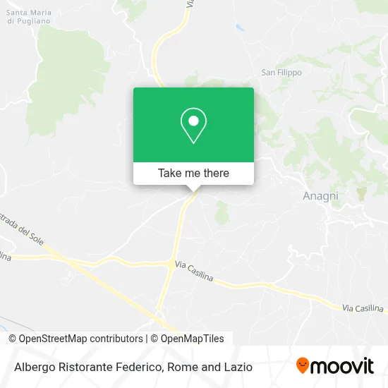 Albergo Ristorante Federico map