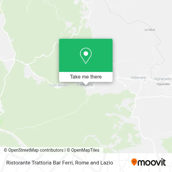 Ristorante Trattoria Bar Ferri map