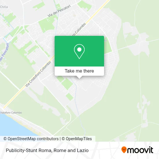 Publicity-Stunt Roma map