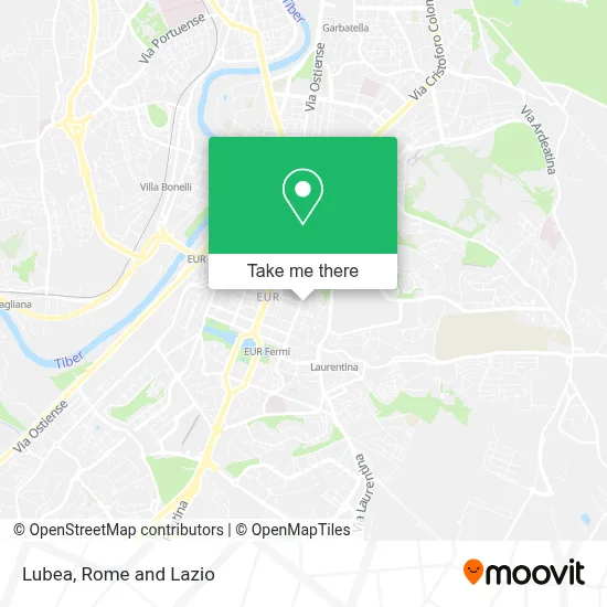 Lubea map