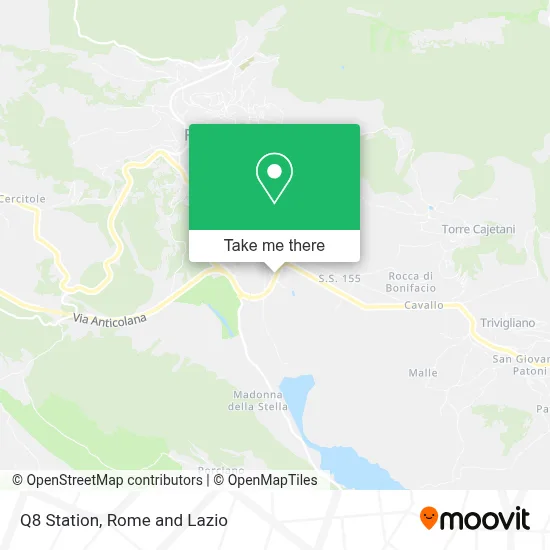 Q8 Station map