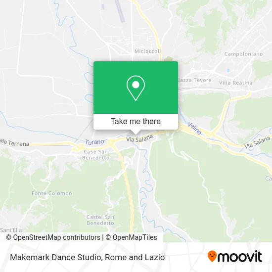 Makemark Dance Studio map