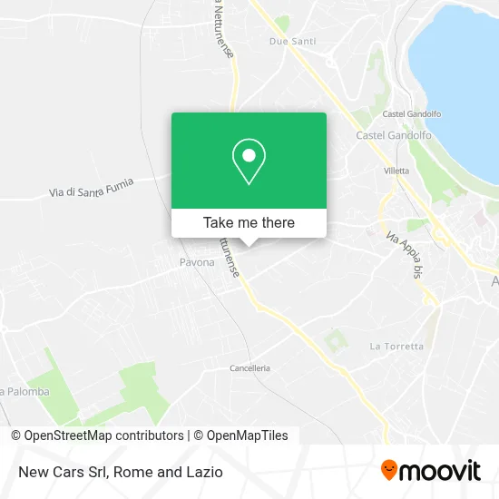 New Cars Srl map