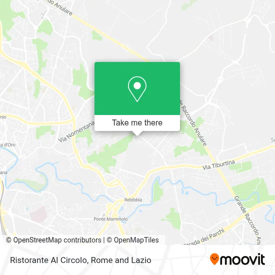Ristorante Al Circolo map