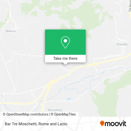 Bar Tre Moschetti map
