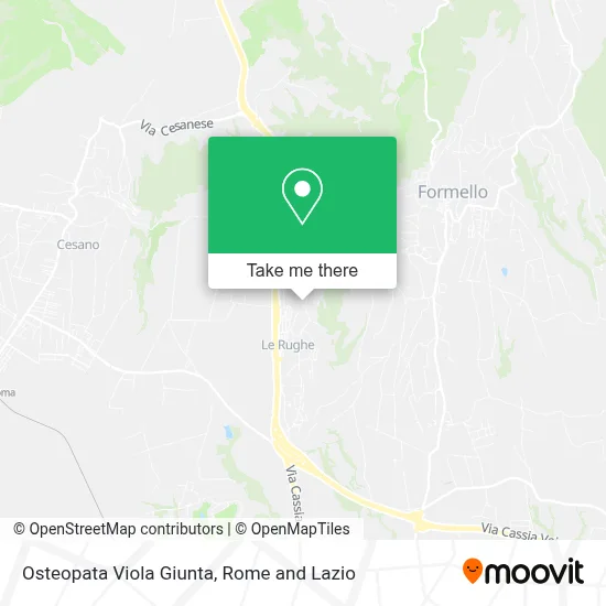 Osteopata Viola Giunta map