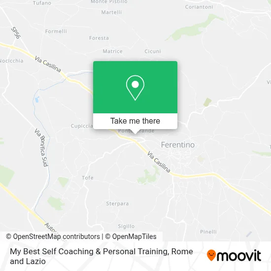 My Best Self Coaching & Personal Training map