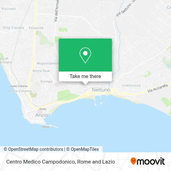 Centro Medico Campodonico map