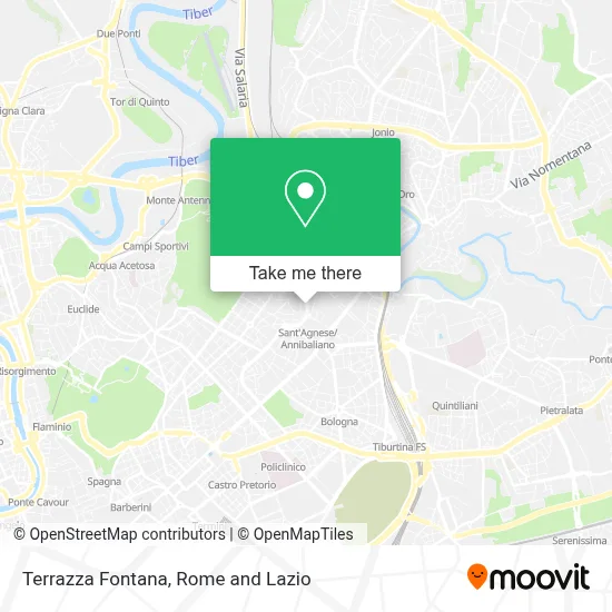 Terrazza Fontana map