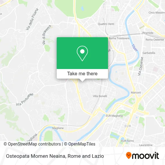 Osteopata Momen Neaina map