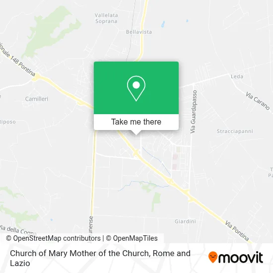 Church of Mary Mother of the Church map