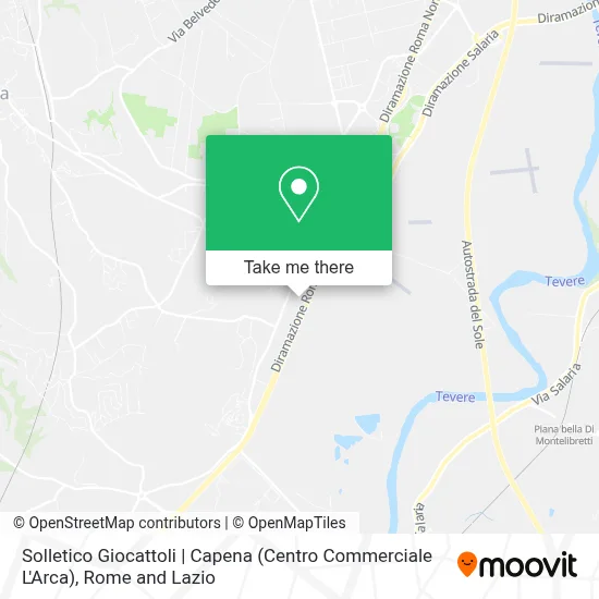 Solletico Giocattoli | Capena (Centro Commerciale L'Arca) map