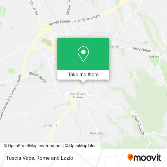 Tuscia Vape map