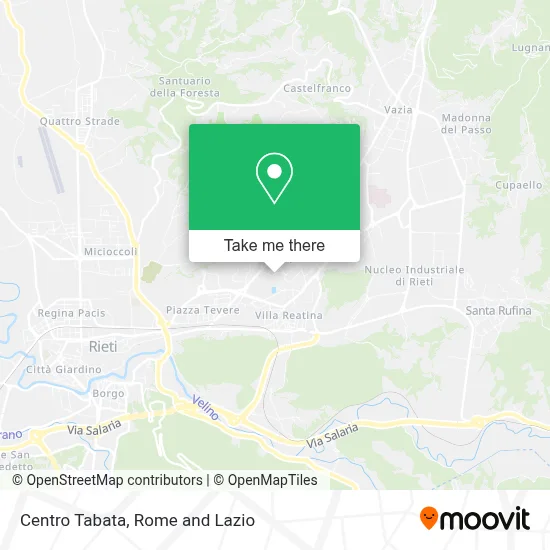 Centro Tabata map