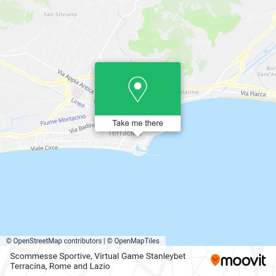 Scommesse Sportive, Virtual Game Stanleybet Terracina map