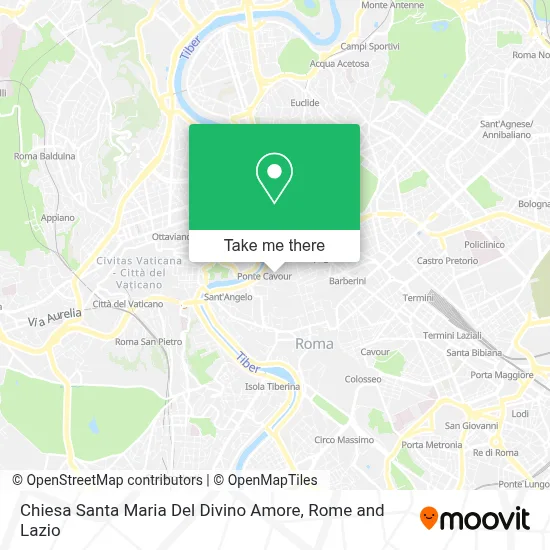 Chiesa Santa Maria Del Divino Amore map