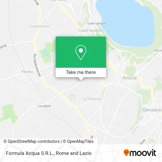 Formula Acqua S.R.L. map