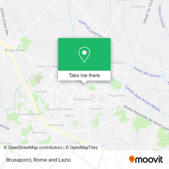 Brusaporci map