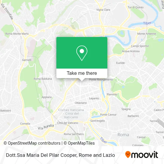 Dott.Ssa Maria Del Pilar Cooper map