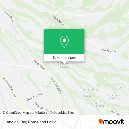 Lanciani Bar map