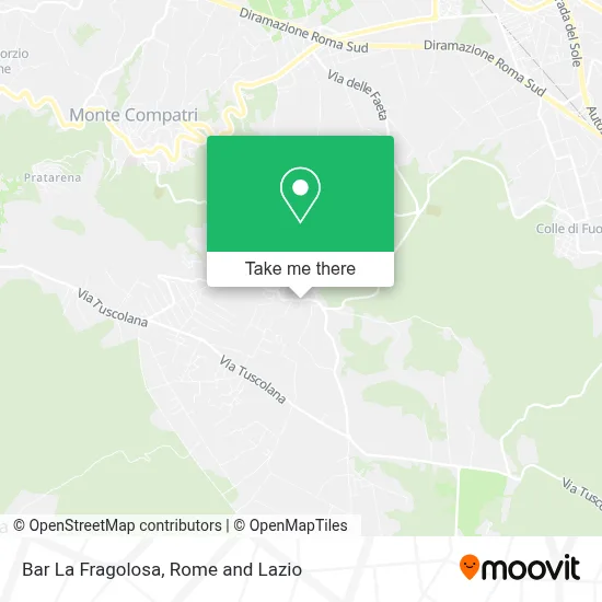 Bar La Fragolosa map