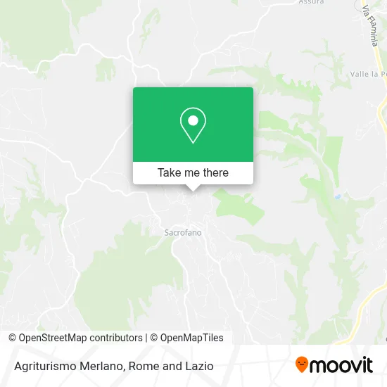 Agriturismo Merlano map