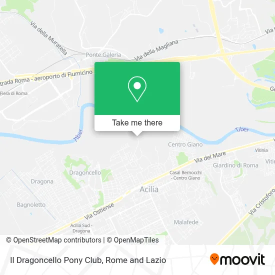 Il Dragoncello Pony Club map
