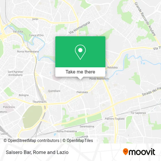 Salsero Bar map