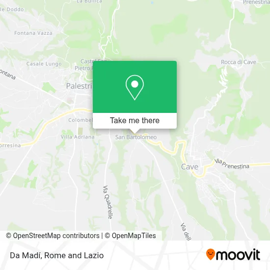 Da Madí map