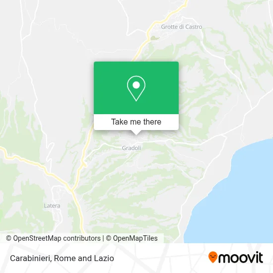Carabinieri map