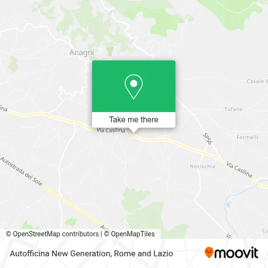 Autofficina New Generation map