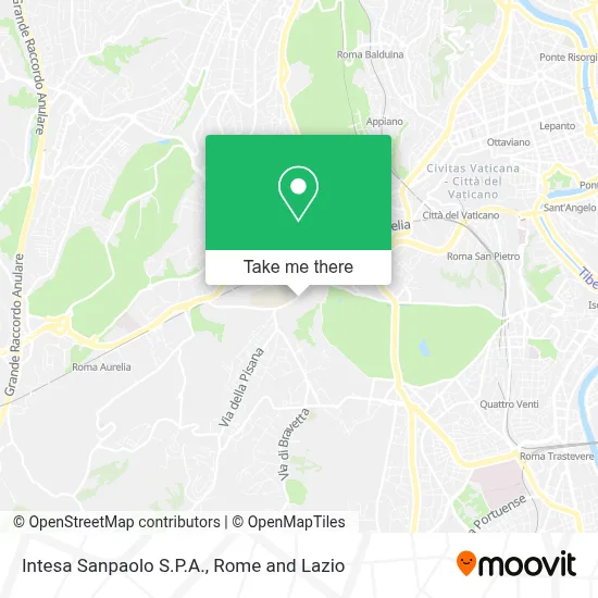Intesa Sanpaolo S.P.A. map