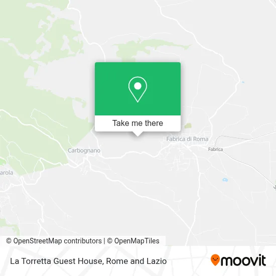 La Torretta Guest House map