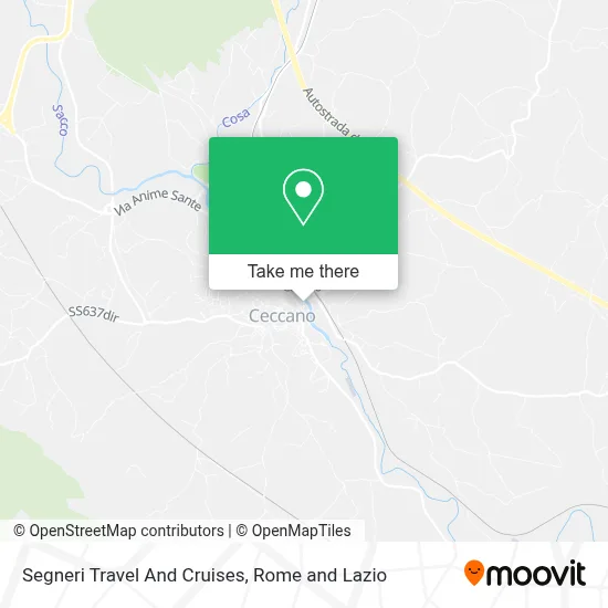 Segneri Travel And Cruises map