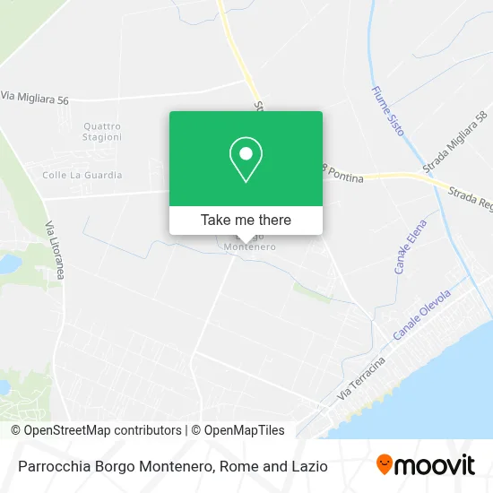 Parrocchia Borgo Montenero map