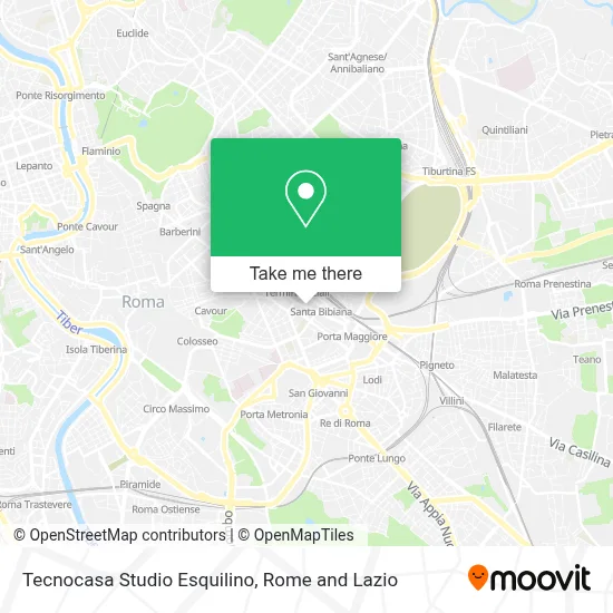Tecnocasa Studio Esquilino map