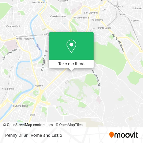 Penny Di Srl map
