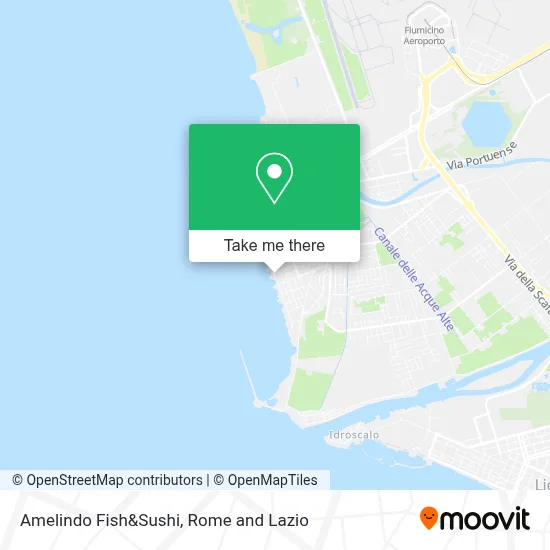 Amelindo Fish&Sushi map
