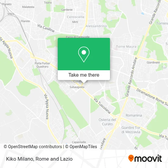 Kiko Milano map