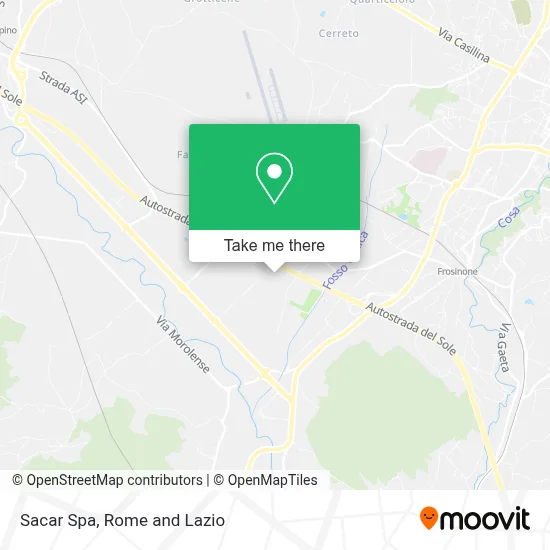 Sacar Spa map