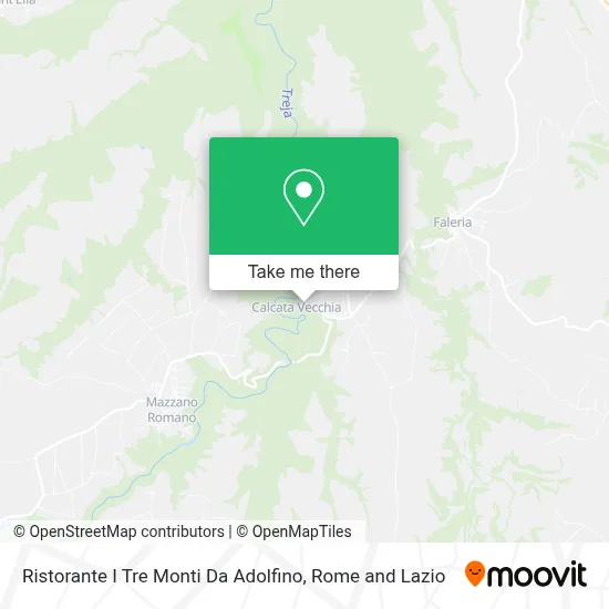 Ristorante I Tre Monti Da Adolfino map