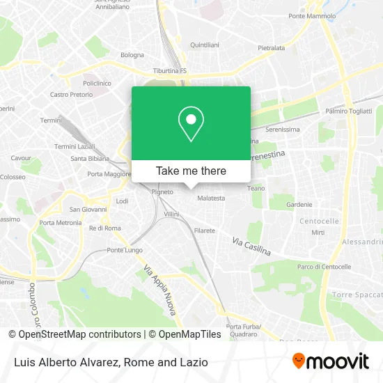 Luis Alberto Alvarez map